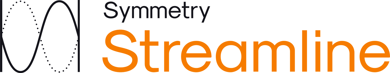 Symmetry Streamline product logo - data assurance and management